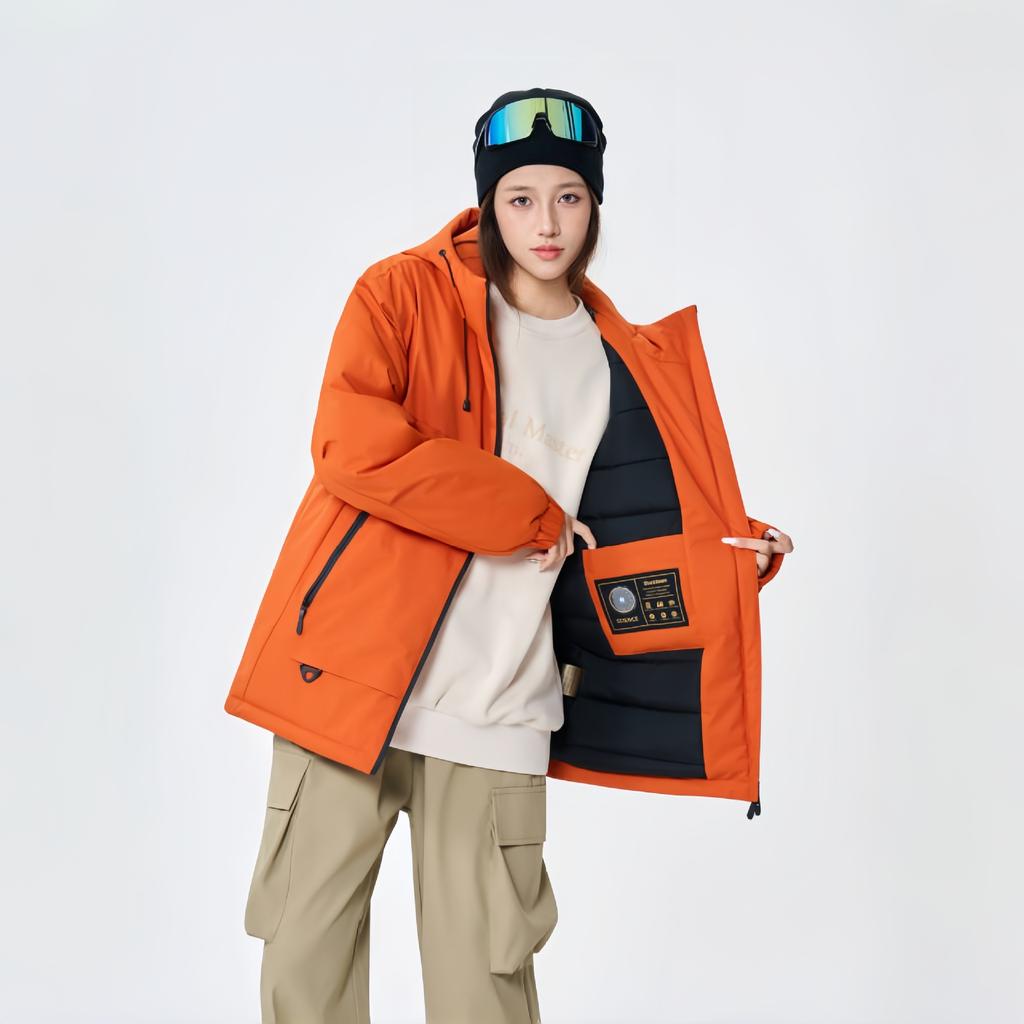 Herren Winter Warme Jacken Lässig Gesteppt Winddicht Oberbekleidung Mantel mit Taschen Kapuzen Arbeitsjacke Windbreaker für Herren Gefütterte Dicke Parka Thermojacken