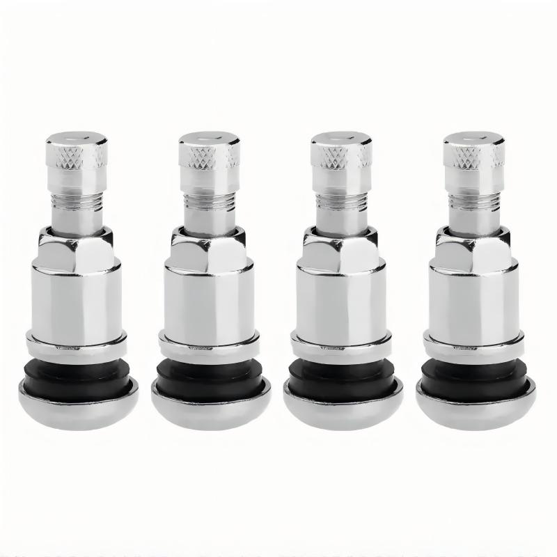 Duty Stainless Steel Accessories for Vehicles Motorcycles 4pcs Long lasting Metal Stems Quality Metal Valves Stems Heavy Valve Stems 1