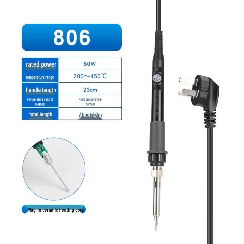 

936 Electric Soldering Iron Handle Set 60/120W, Digital Adjustable Temperature Welding Pen Soldering Tool