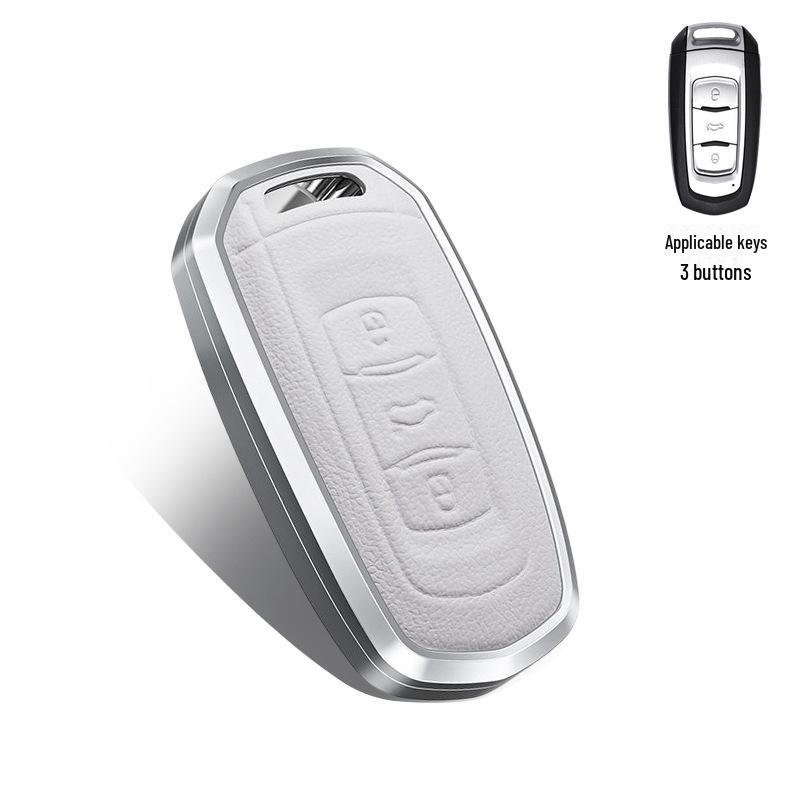 

Чехол для ключа автомобиля Geely: Совместим с моделями Dihao, Boyue, Xingrui, Binyue, Yuanjing, Binrui, Xingyue, GS — кожаный корпус. 16*14*4
