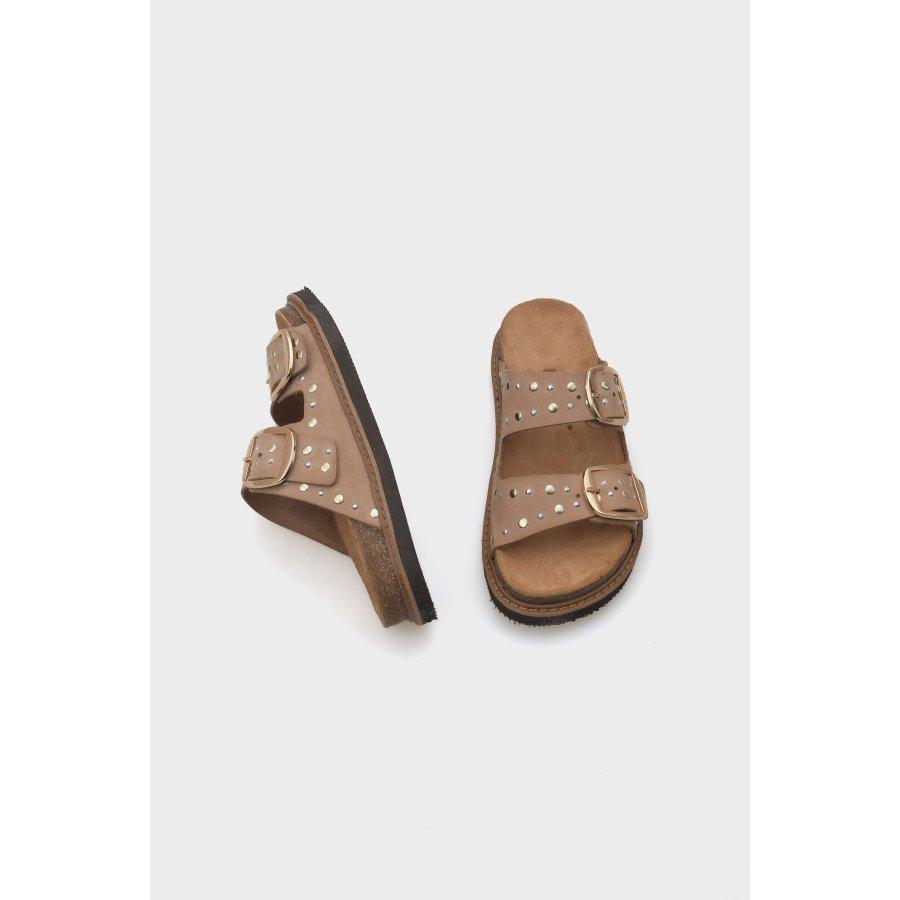 Women's Genuine Leather Flip Flops