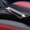 Car Hand Brake Sleeve Handle Cover Antislip Decoration Handbrake Protector Cover Carbon Fiber for Most Car Model
