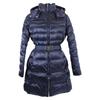 [Domestic Regular] 29Z660 Belted Hoodie Down Coat 42 NavyUsed