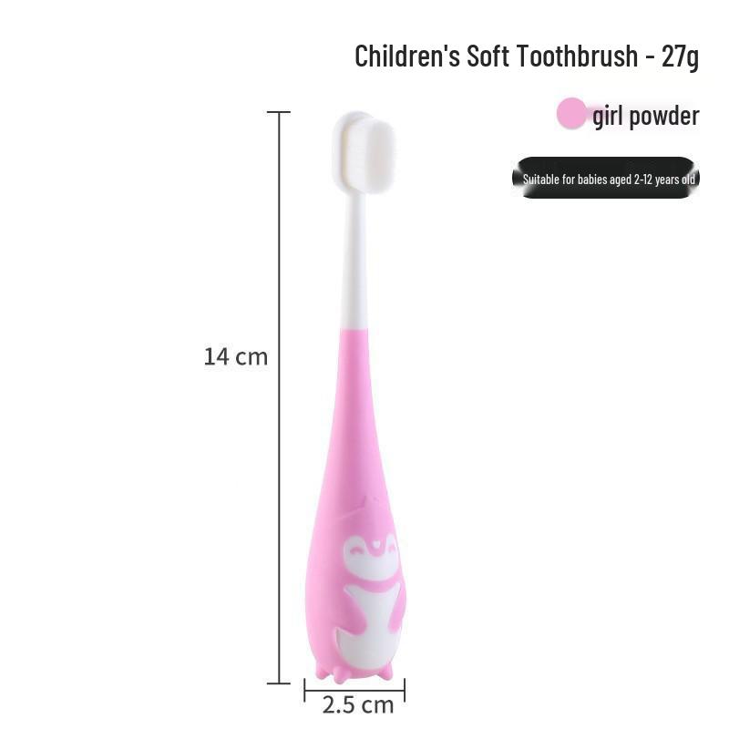 U-Shaped Silicone Toothbrush for Children, Soft Bristles, Ages 2+, Infant & Toddler Mouth-Held Design