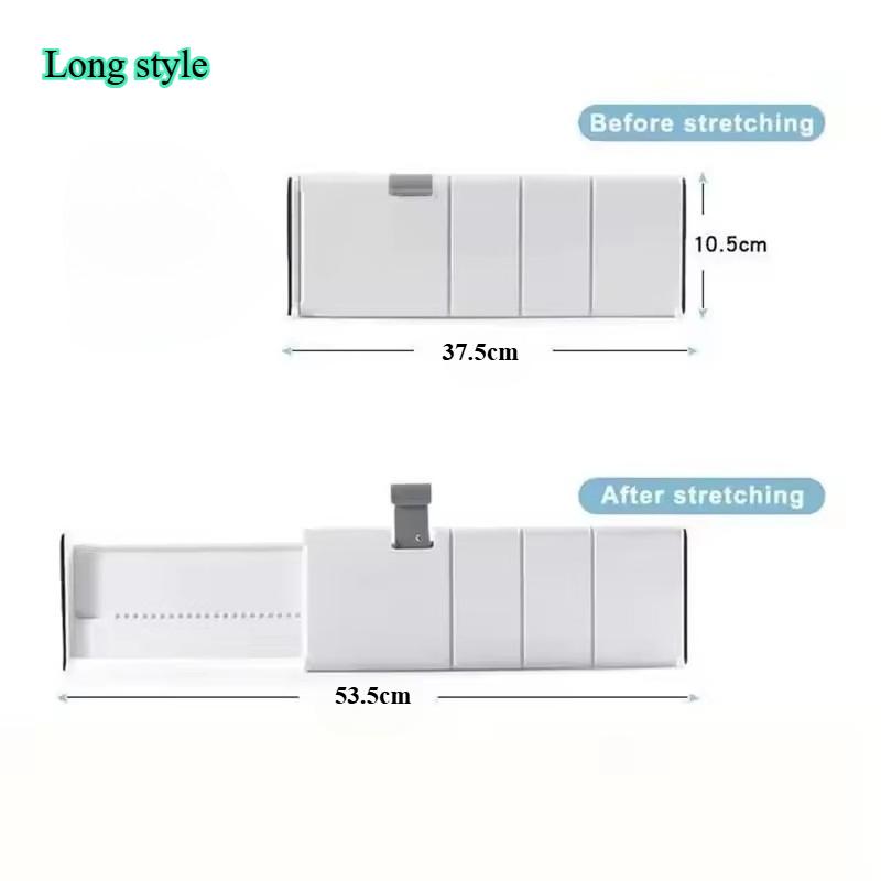 Drawer Dividers Organizer Retractable Adjustable Storage Drawer Partition Holder Clapboard Kitchen Organizer Household