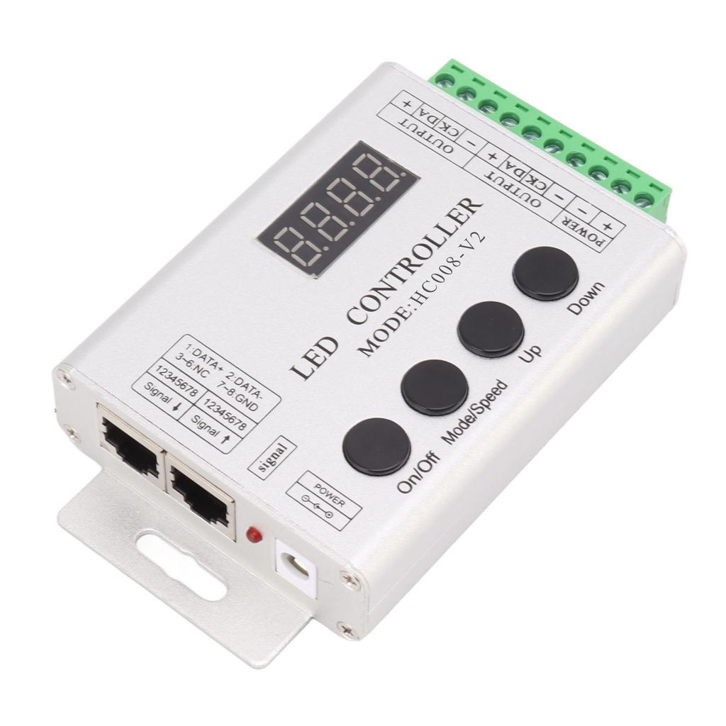 LED RGB ovladač SPI ovladač signálních pásků pro 6803 1903 WS2811 WS2812B 5V až 24V