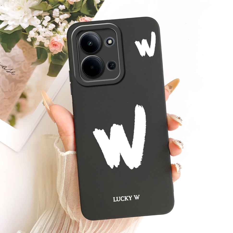For Xiaomi Redmi 15C 5G Case Cover Lucky Letters Phone Case For Xiaomi Redmi 15C 15 C Redmi15C Redmi15 4G 5G Soft Fundas