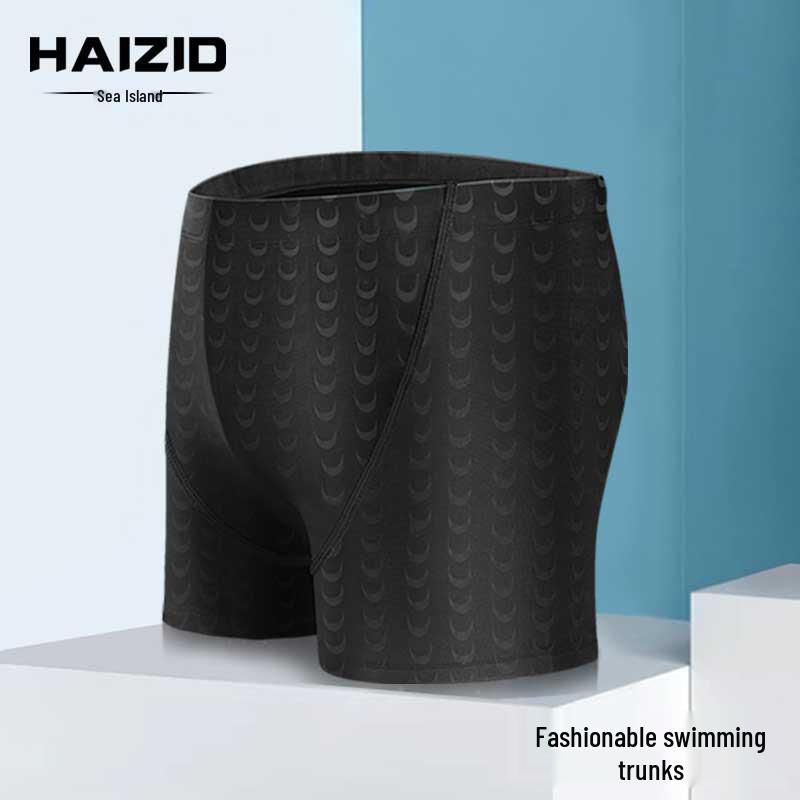 Pánské rychleschnoucí plavky z žraločí kůže a set čepice - Závodní voděodolné plavky