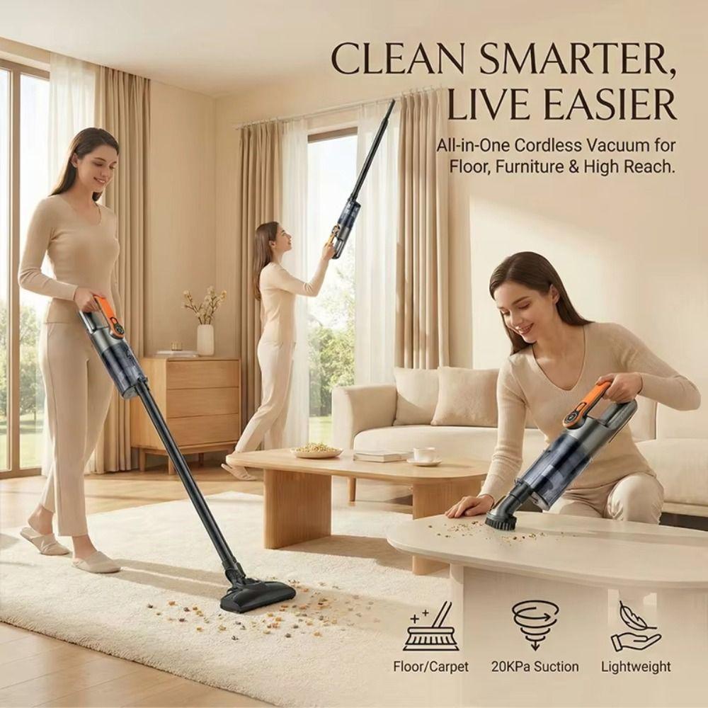 Powerful Suction Handheld Vacuum Cordless Dust Buster Car Vacuum Cleaner Dual Use