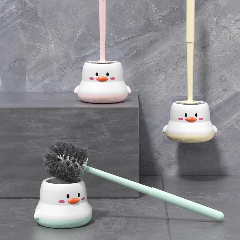 Toilet Brush Household No Dead End Brush Toilet Washing Toilet Cartoon Long Handle Toilet Brush Cleaning Brush Toilet Cleaning Set