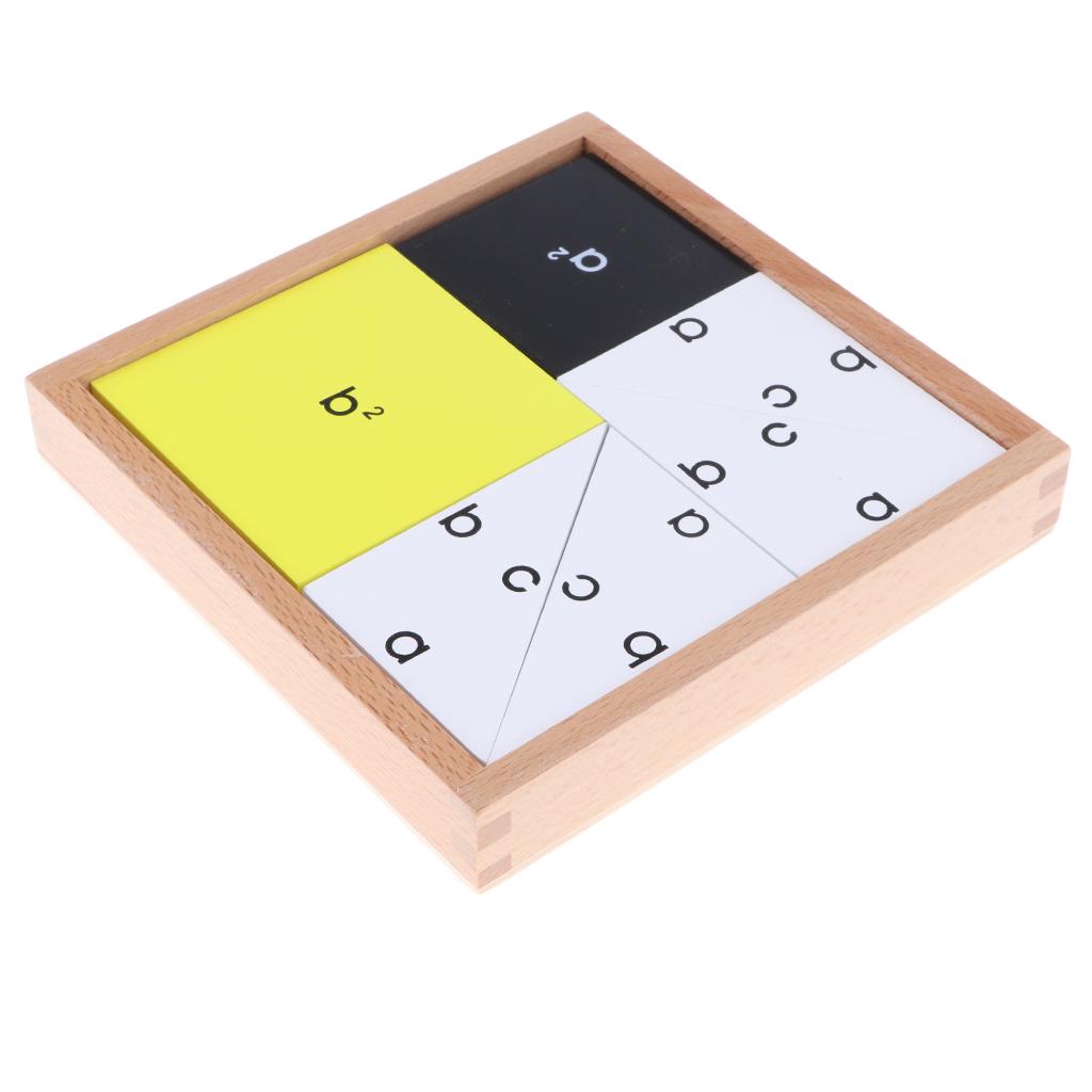 MagiDeal Wooden Montessori Stamp Game Toy Kit for Kids Children Toddler Early Preschool Math Learning Toy