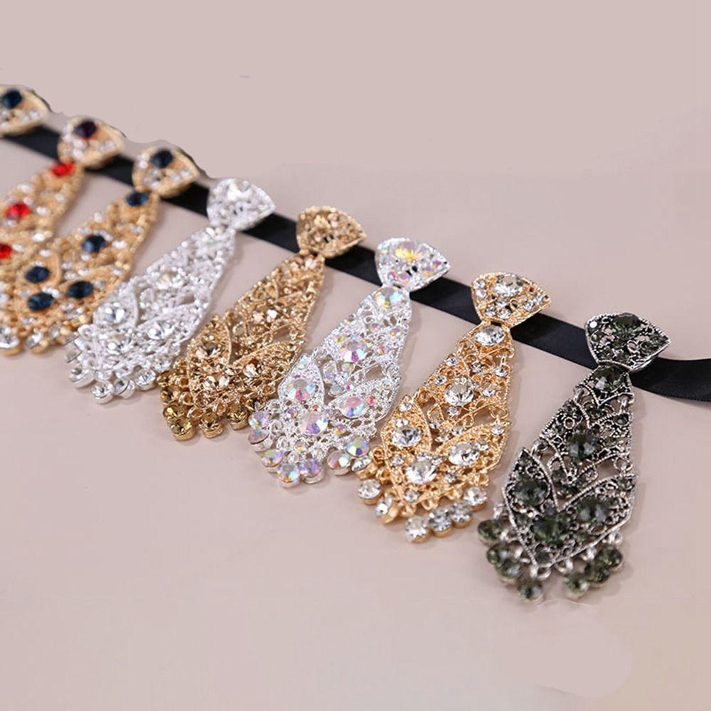 Style Suit Accessories Men Ties Metal Rhinestone Necktie Formal Business Ties Women Necktie