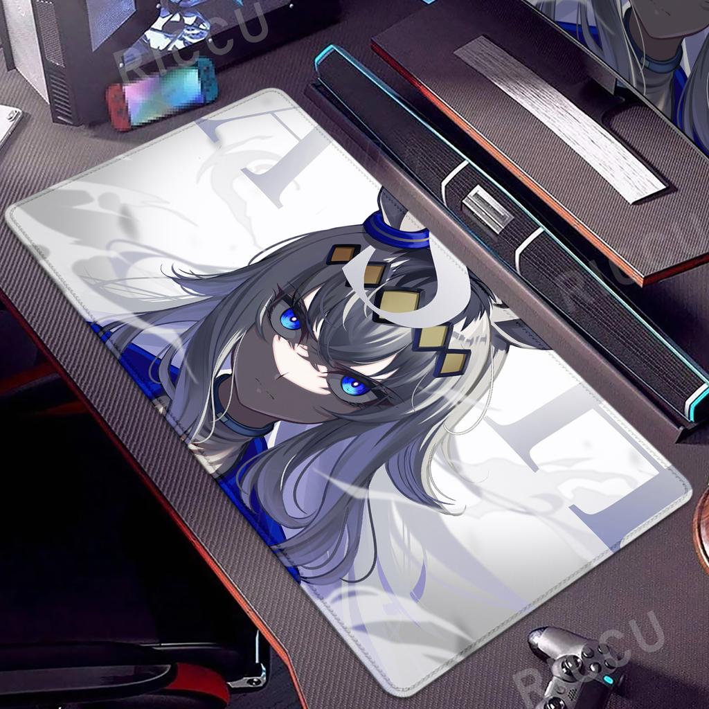 Tappetino per Mouse Umamusume Ragazza Anime Carina Oguri Cap Giocatore per Computer Tappetino Mouse Antiscivolo XXL HD Giocatore Tappetino da Scrivania Pretty Derby Accessori PC