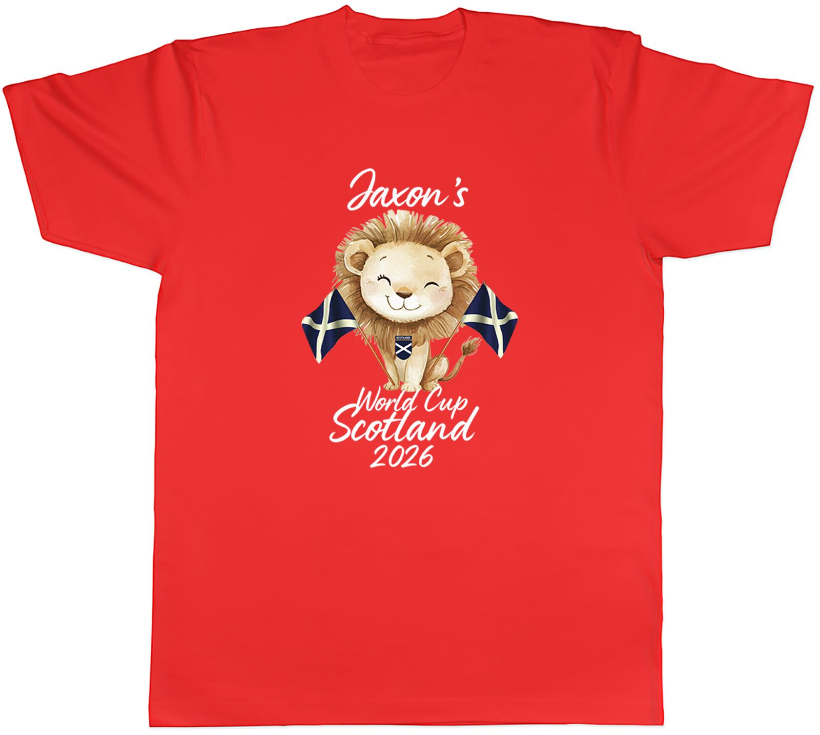 Personalised World Cup Scotland 2026 Football Fan Unisexs T-Shirt Tee Gift Top 3XL