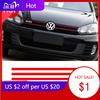 Neue Auto Frontgrill Kratzfeste Vinyl Aufkleber Decals Zubehör Für Volkswagen GTI R-Line R Polo T5 Golf Passat Scirocco