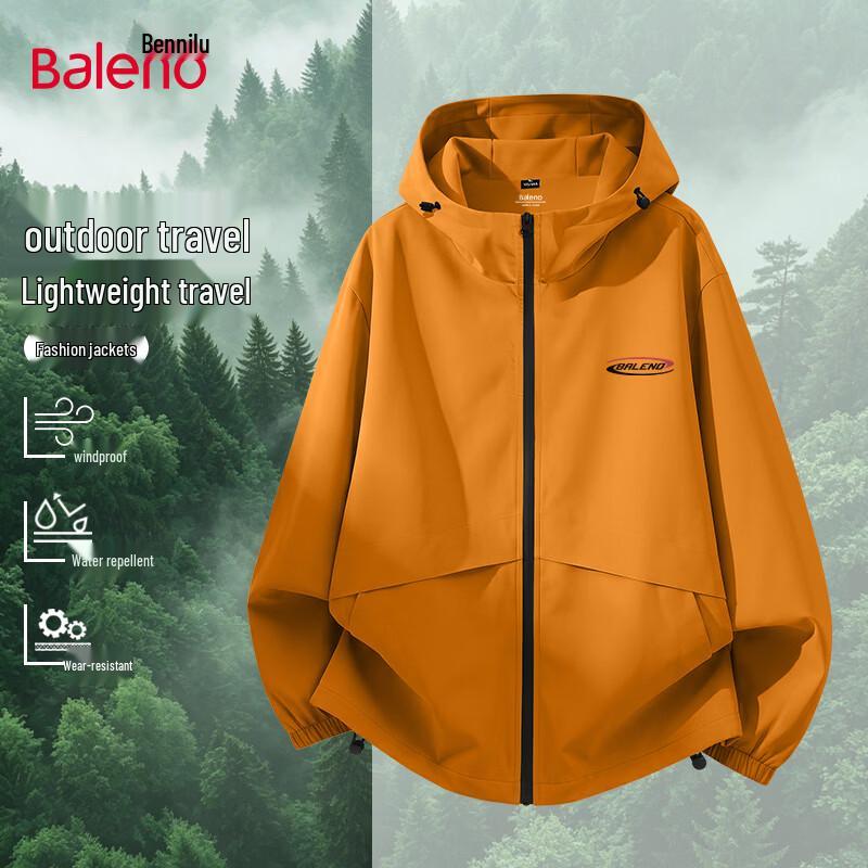 Baleno Men s Outdoor Waterproof Hooded Jacket M