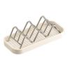 Stainless Steel Soap Tray, Wave Soap Net Tray Dressing Table Space Saving Bathroom Shelf Storage Rack No Drilling Required
