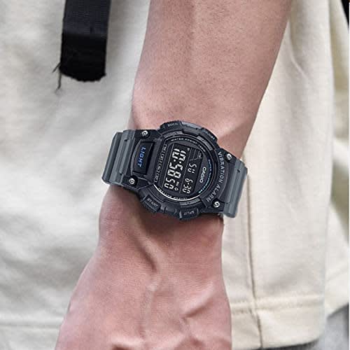 Digitální hodinky Casio Vibration Alarm CASIO W736H-1A Hodinky pro děti, studenty základních škol, studenty středních škol, pánské, lehké stopwat