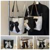 Nylon Single Shoulder Bag Korean Style Bucket Shopping Bag All-match Bowknot Tote Bag  Girls