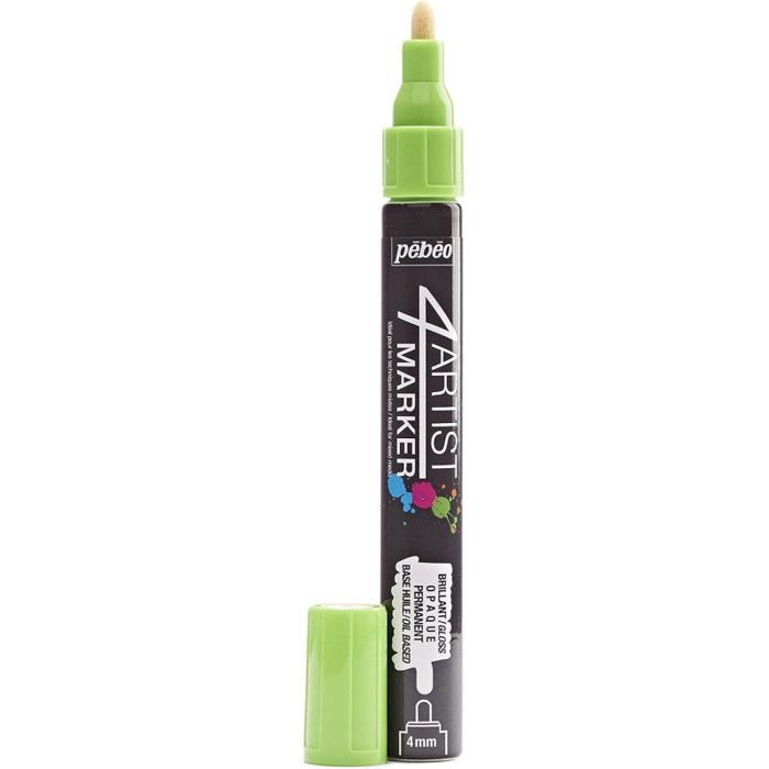 Marqueur à huile 4Artist Marker - Pointe ronde - 4 mm - 18 coloris
