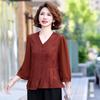 LangSha New Chinese Style Women's Summer Blouse
