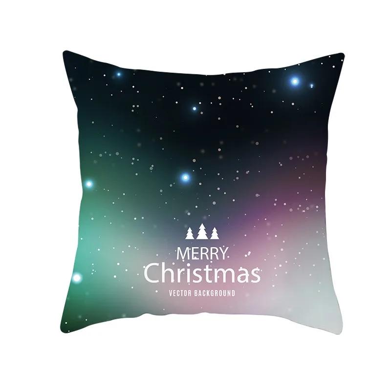 Christmas Tree Pattern Fashion Pillow Office Seat Cushion Cover Christmas Cover Luxury Home Decor