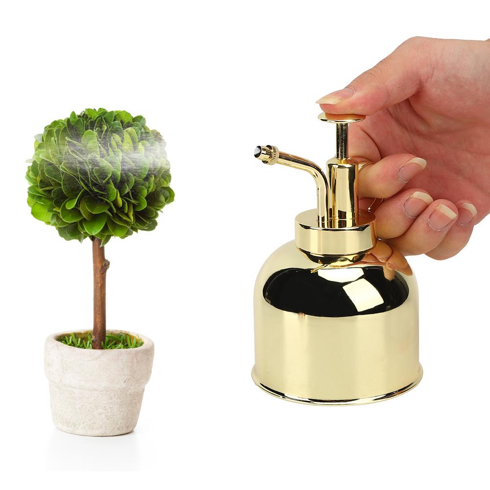 Ręczny Ciśnieniowy Ze Stali Nierdzewnej Kwiatek Roślina Konewka Butelka z Rozpylaczem Ogród Opryskiwacz Zamgławiający