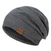 Unisex Winter Hats Outdoor Add Fur Lined Knitted Hats Fashion Warm Sports Beanie Cap