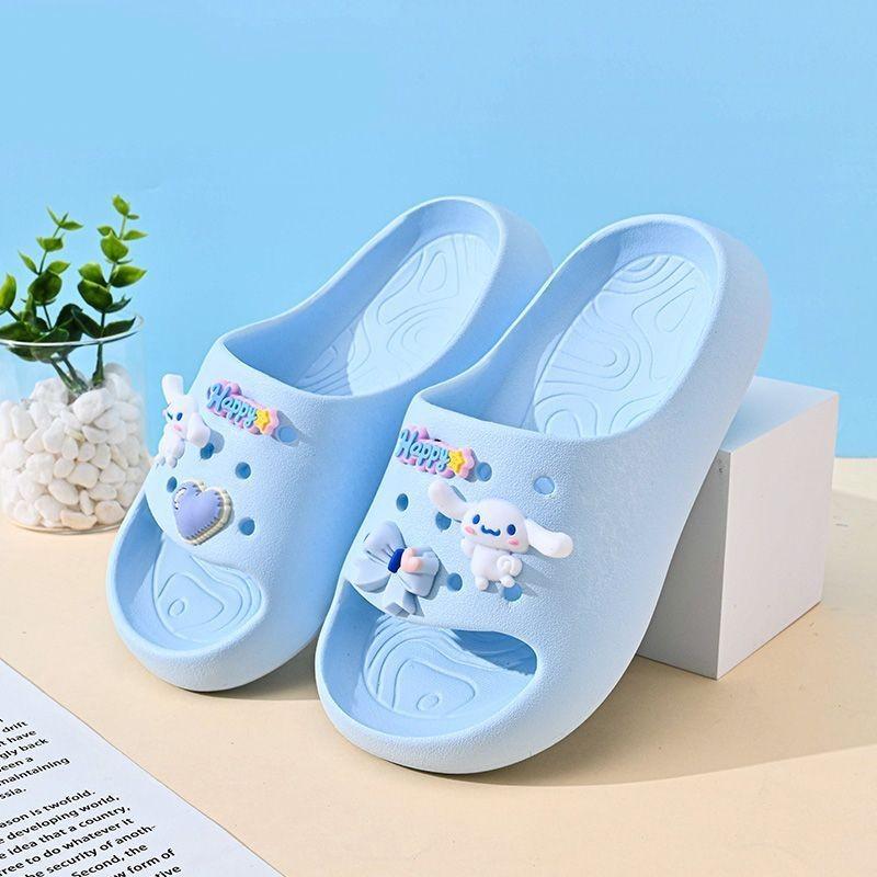 Cute Cartoon Character Summer Slippers For Girls With Soft Non-slip Eva Sole In Multiple Colors