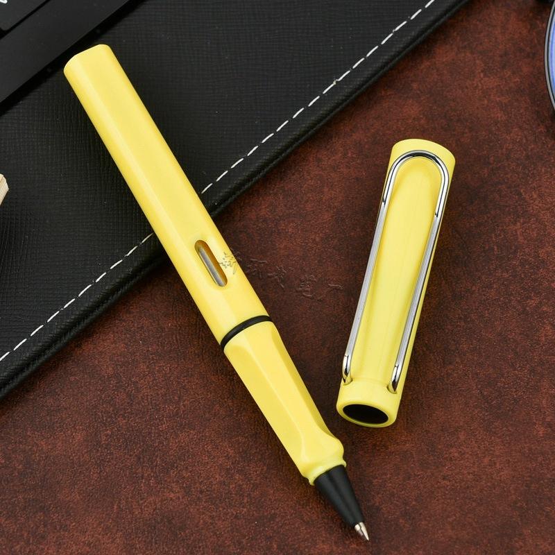 Plastic Color Zhengzi Signature Pen, Student Practice Pen, Advertising Pen, Fountain Pen, Plastic Orb Pen