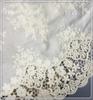 36cm Wide Embroidered Cotton Lace Trim for Lolita-Style Clothing & Curtain Decoration