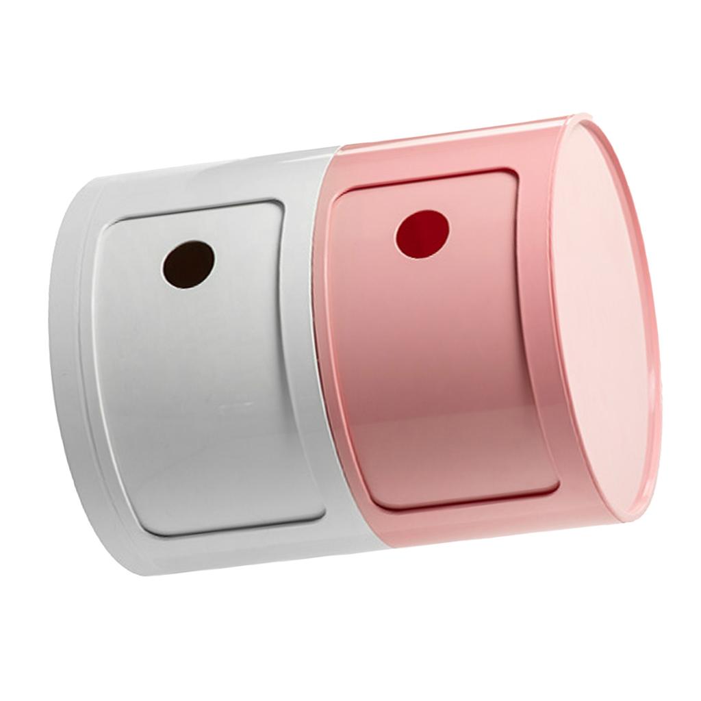 Bedside Table Nordic Style Color Matching Large Capacity Round Bedside Storage Cabinet for Bedroom