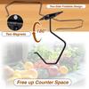 Banana Hook Strong Load-bearing Easy to Install Multi-purpose Under-Cabinet Banana Hanger Utensil Storage Hook