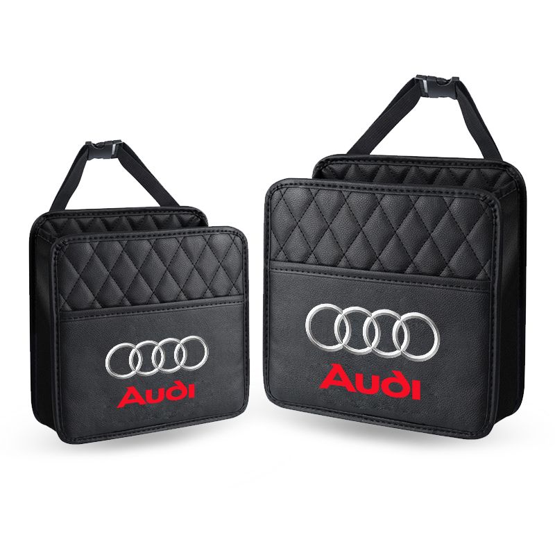 Car Storage Bag Multi-function Seat Back Storage Pocket Suspension for Audi Q3 Q5L Q7 Q2L S4 S5 S6 S7 S8 TT RS3 RS4 A6L A4L A3 A4 A7 A5 8P 8V 8L R8