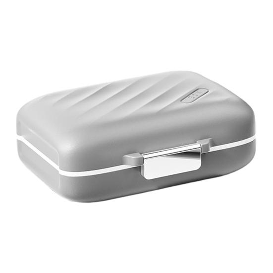 Yousheng Medicine Storage Box, Large Capacity 7 Compartment Weekly Pill Organizer, with Moisture Proof Seal Design, Portable Travel Medication