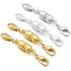 Lot de 5 fermoirs magnétiques robustes en métal pour la création de bijoux (bracelets, colliers, etc.). Accessoires de connexion pour fermoirs magnétiques.