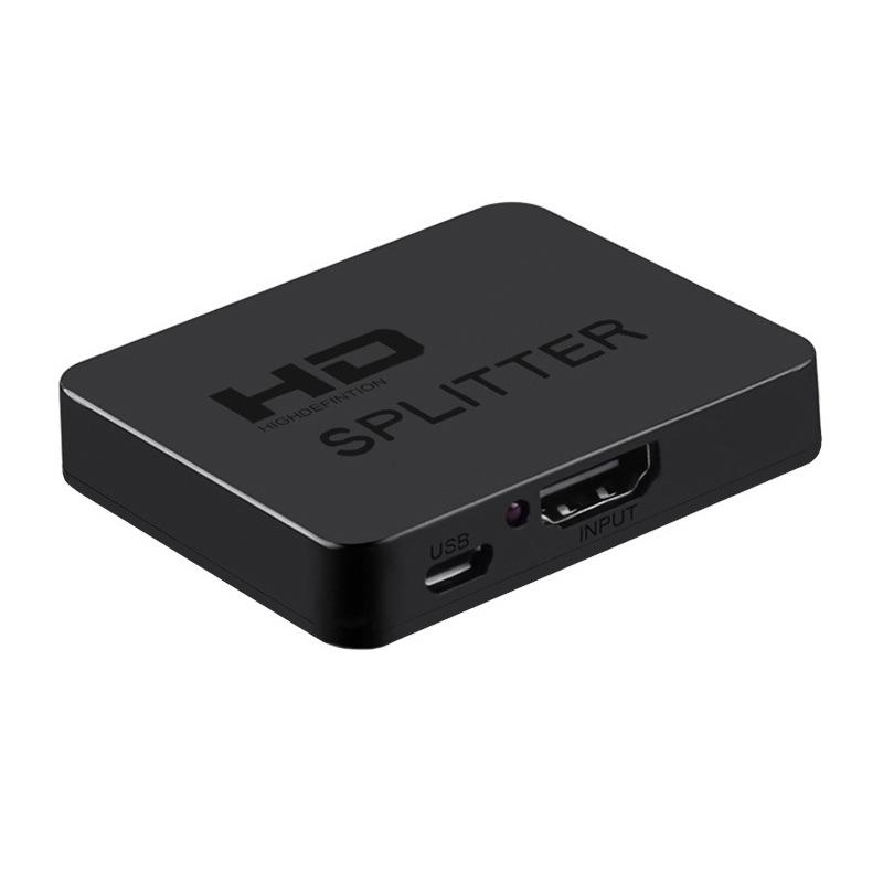 4K HDMI Splitter 1x4 with Plastic Shell for High-Definition Video