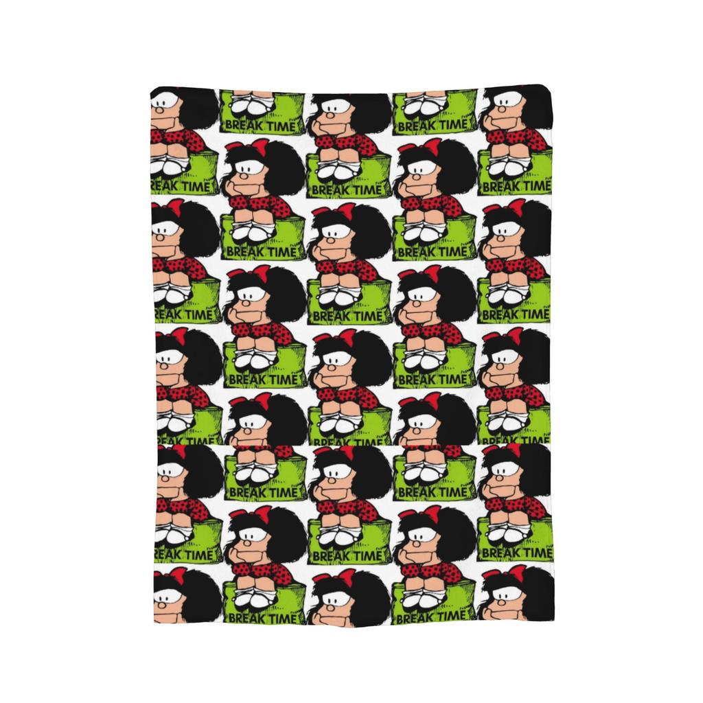 Coperte Plaid in Flanella Cartoon M-Mafaldas Coperta Anime per Divano Ufficio Trapunta Ultra-Morbida,