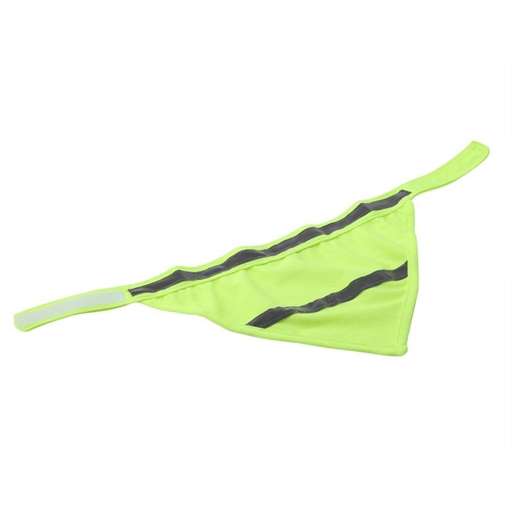 Luminous Dog Bandana Adjustable Dog Saliva Towel Four Season Pet Neckerchief Party Decor