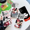 Clear Case For Samsung Galaxy A57 A37 A56 A36 A55 A54 A35 A26 A07 A17 A16 A06 A34 A15 Soft Cover Travel Mickey Minnie Mouse Love