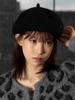 THE GREEN LAB Wool Beret [Black]