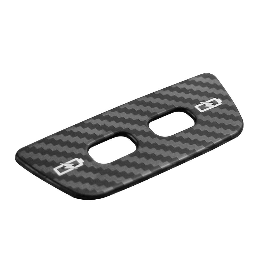 For Volkswagen VW ID3 ID.3 ID3 2022 - 2025 Rear USB Charing Port Panel Cover Decoration Sticker Trim Car Interior Acccessories
