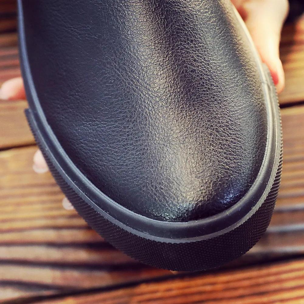 Fashion Loafers Leather Casual Shoes for Men Anti-slip Soft Sole Loafers Comfortable Men's Leather Sneakers Penny Shoes Man 2025Trend