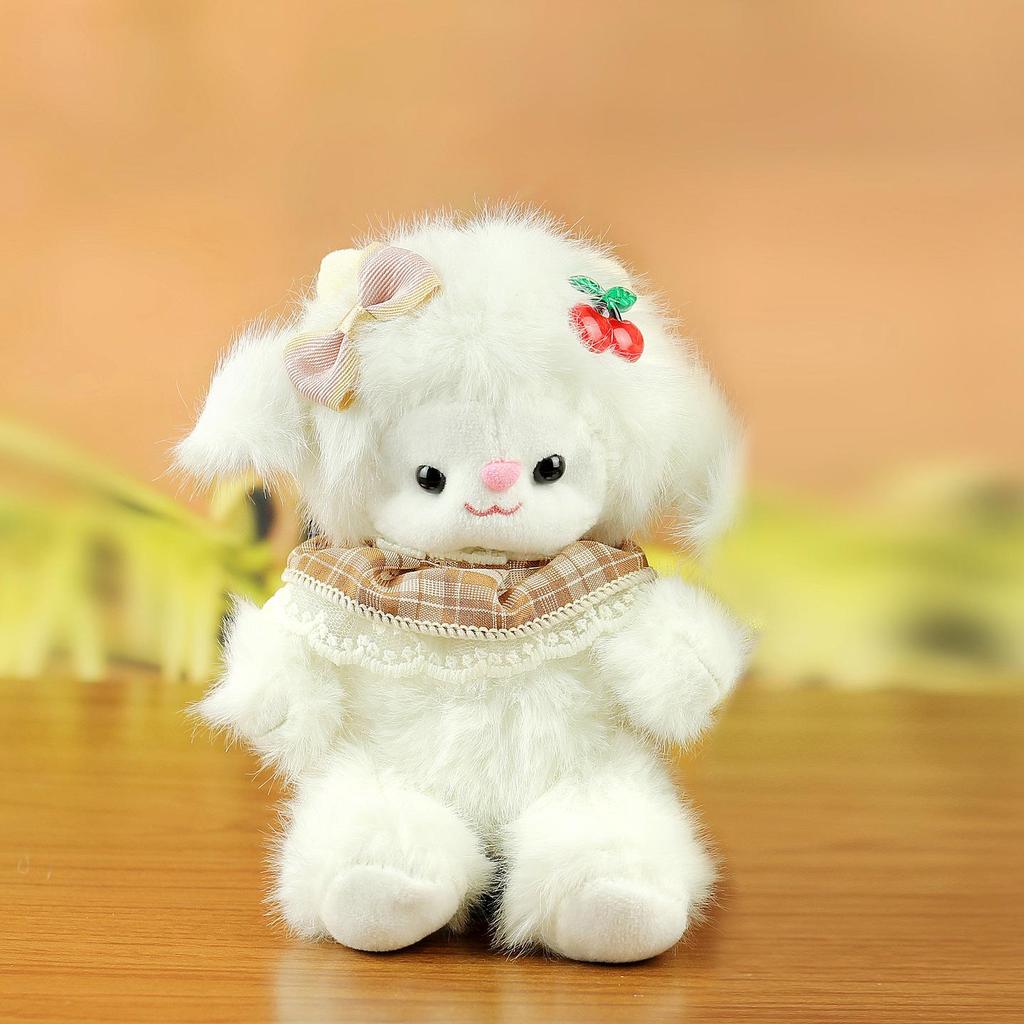 Adorable Little Sheep Plush Toy Keychain Pendant