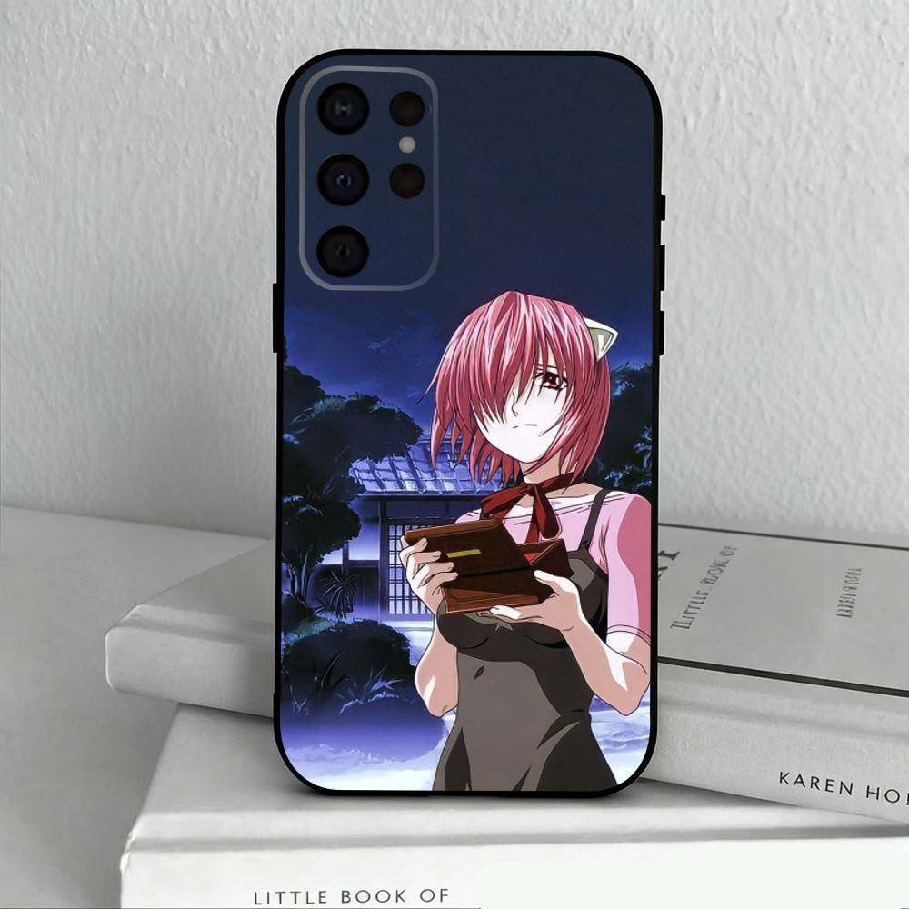 E-Elfen Lied L-Lilium Lucy  Phone Case For Samsung S25,S24,S21,S22,S23,S30,Ultra,S20,Plus,Others Soft Black Cover