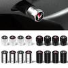 4Pcs Matt Car Wheel Tire Valve Caps for Toyota TRD RAV4 Corolla Camry Frontier Supra C-HR Tacoma PradoCorolla CHR Accessorie