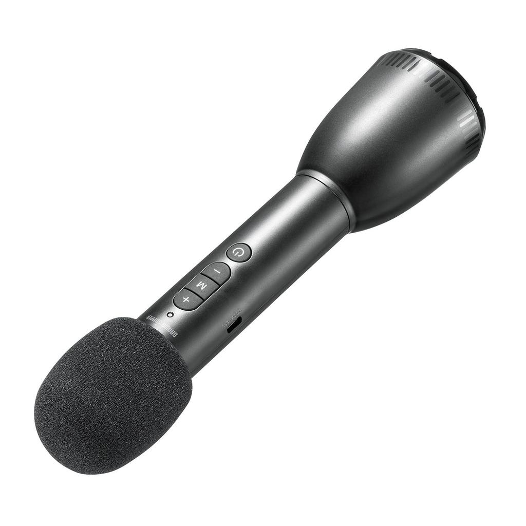 Sanwa Supply Handheld Portable Speaker MM-SPAMP18 Microphone-Type (Bluetooth Compatible)