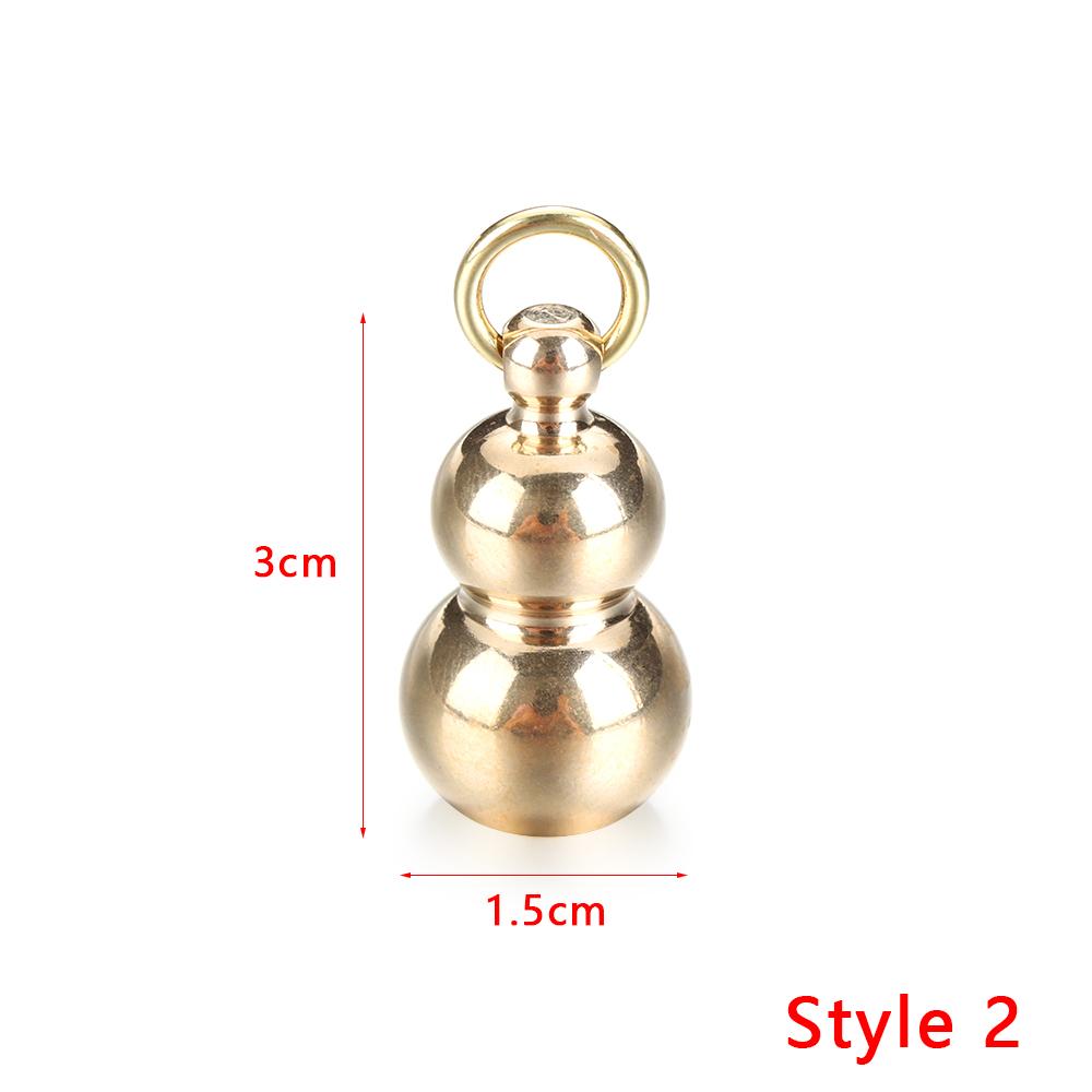 Creative Brass Keychain Portable Key Ring Pendant Whistle Ruler Buckles DIY Unique Organizer Tools Jewelry Keychain Accessories