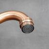 Rose gold free-standing washbasin tap COPPER 2 HIGH