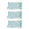 200 Pcs Organza Bag Drawstring Closure   Print 6.3x4.3in Mesh Gifts Bags Organza Jewelry Mesh Pouch